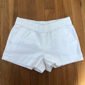 White j crew shorts